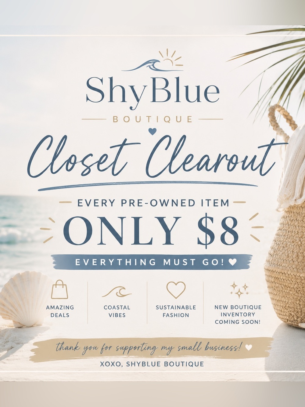 SHYBLUE BOUTIQUE CLOSET CLEAROUT 🌊